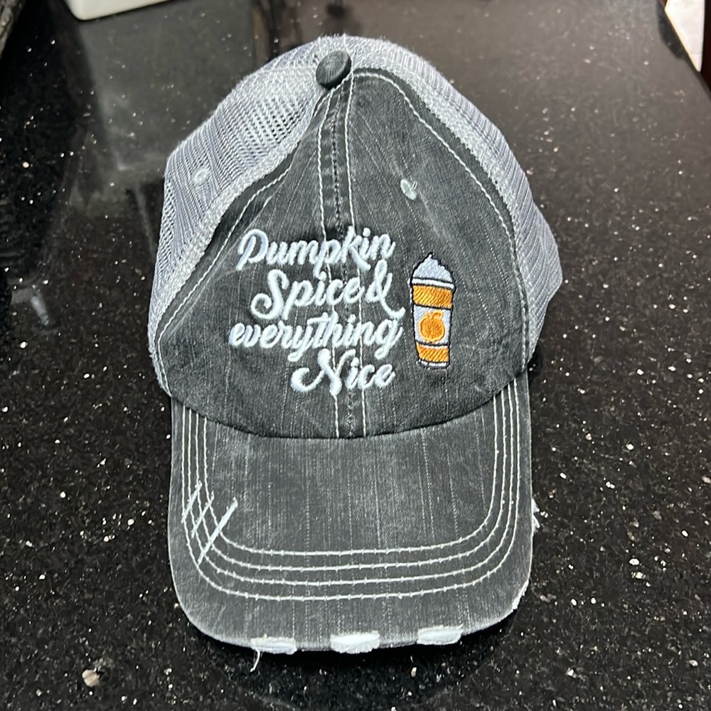 KATYDID Pumpkin Spice & Everything Nice Mesh  Hat